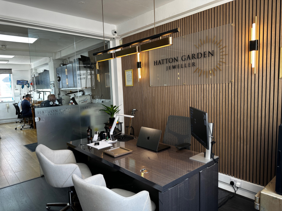 The Hatton Garden Jeweller office and workshop