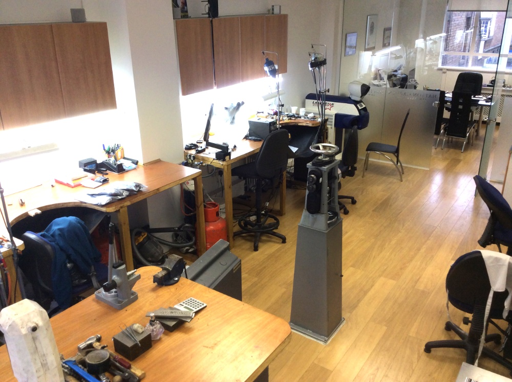 The Hatton Garden Jeweller workshop